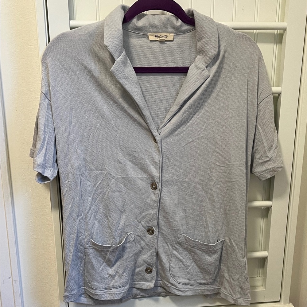 Madewell Light Gray Knit Top